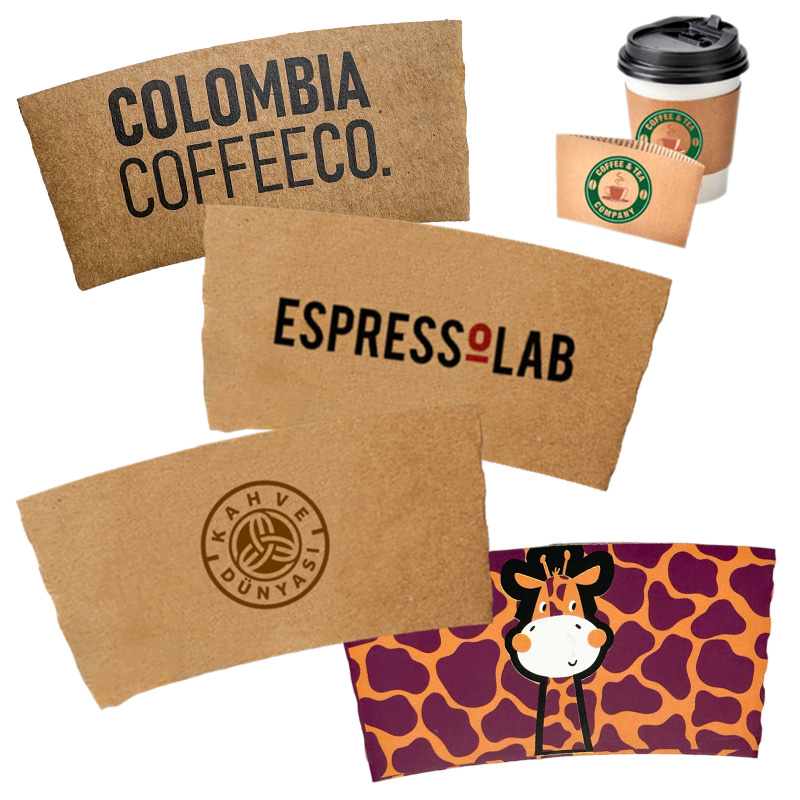 Karton Bardak Kılıflı (Sleeve) Bardaklar